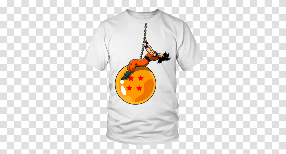 Dragonball Z Funny Goku Wrecking Ball Parody T Shirt Get Loves Orange Soda Shirt, Clothing, T-Shirt, Sleeve, Plant Transparent Png