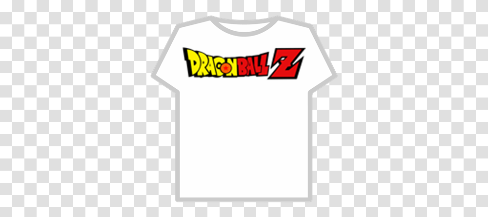Dragonball Zlogodragonballzlogobyelfaceitoso Roblox Short Sleeve, Clothing, Apparel, T-Shirt, Jersey Transparent Png