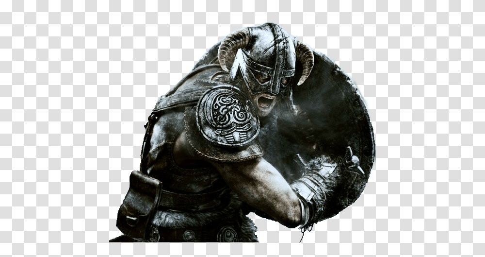 Dragonborn 1 Image Skyrim, Alien, Person, Statue, Sculpture Transparent Png