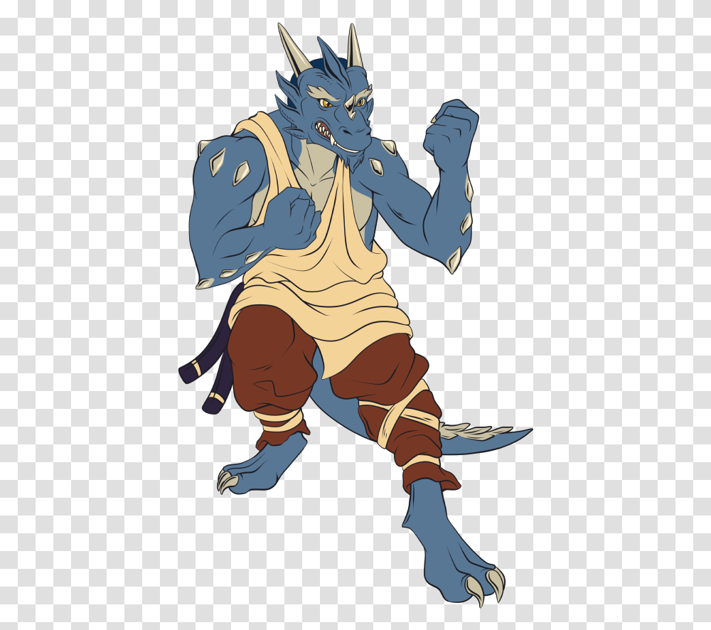 Dragonborn Monk Commission, Person, Human, Comics, Book Transparent Png