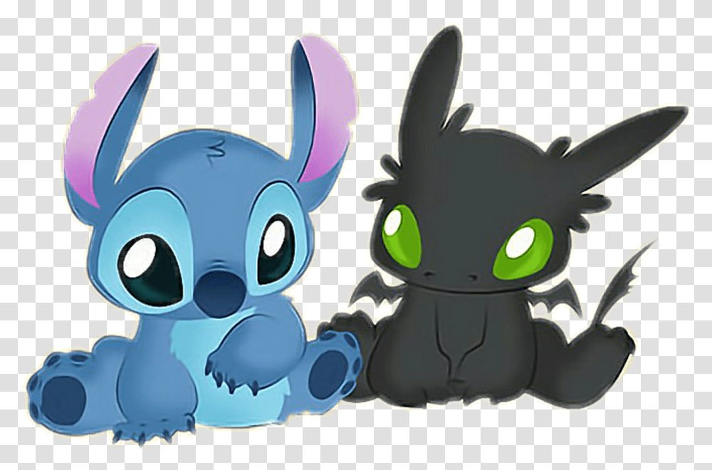 Dragones Stich Lilo&stich Kawaii Dragones Dragon Toothless And Stitch, Animal, Graphics, Art, Mammal Transparent Png