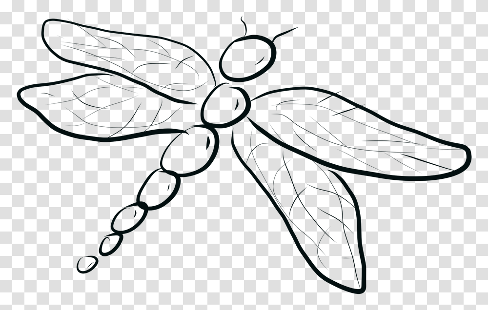 Dragonfly Bug Insect Whimsical Wings Wildlife Dibujo Libelula Para Colorear, Floral Design, Pattern Transparent Png