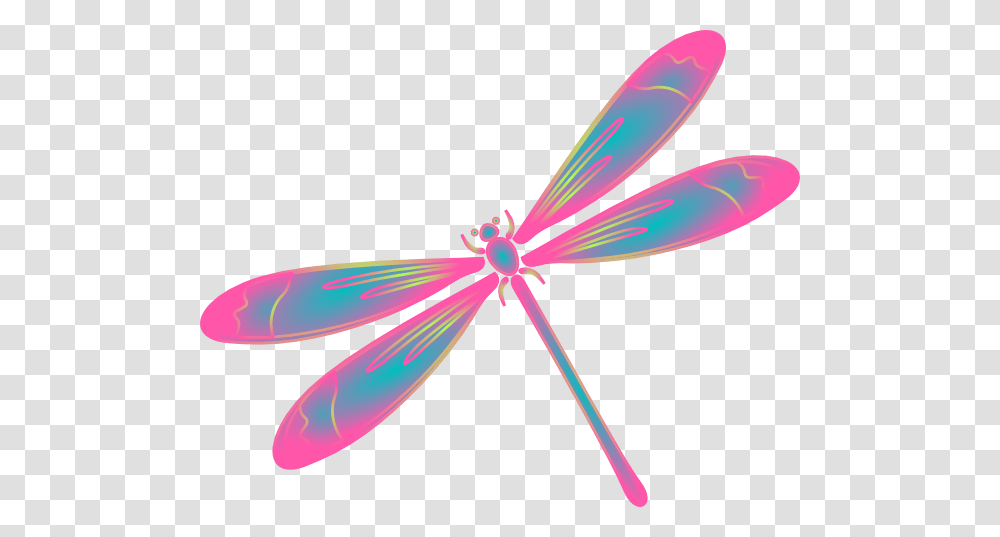 Dragonfly Clip Art Dragonfly In Flight Blue Green Pink Clip Art, Insect, Invertebrate, Animal, Anisoptera Transparent Png