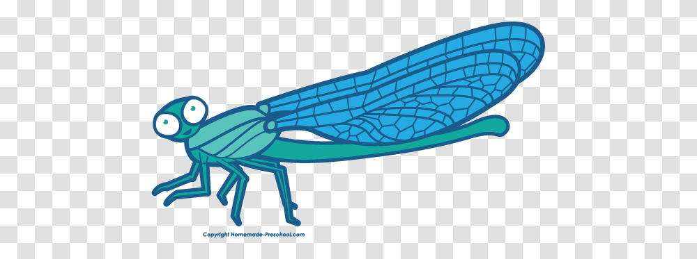 Dragonfly Clipart Blue Dragonfly, Invertebrate, Animal, Insect, Grasshopper Transparent Png