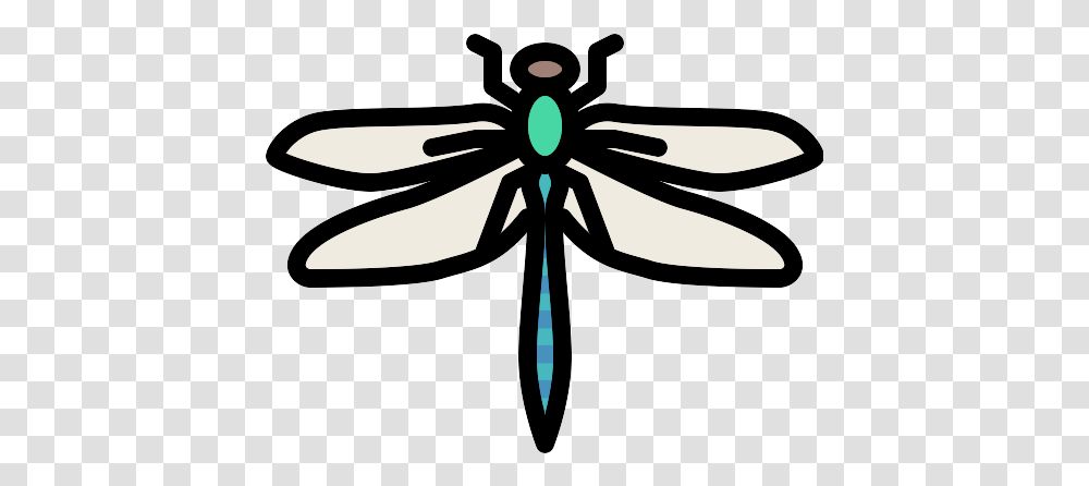 Dragonfly Icon Dragonfly, Insect, Invertebrate, Animal, Cross Transparent Png