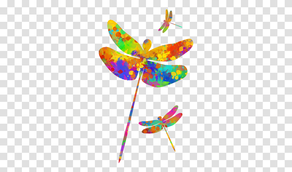 Dragonfly Watercolor, Flower, Plant, Blossom, Ornament Transparent Png