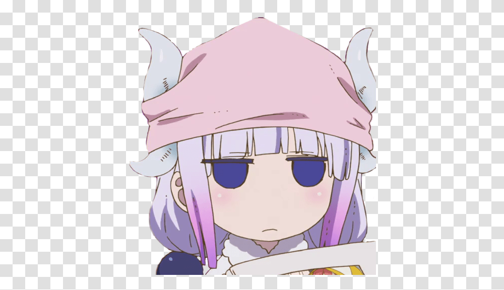 Dragonmaid Miss Dragon Maid, Manga, Comics, Book, Helmet Transparent Png