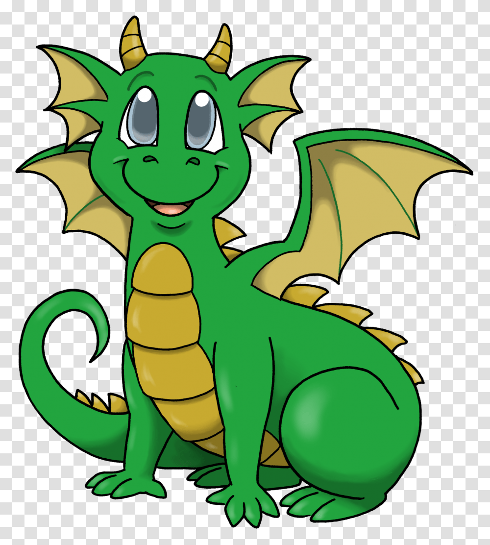 Dragons Cartoon Mascot, Painting Transparent Png