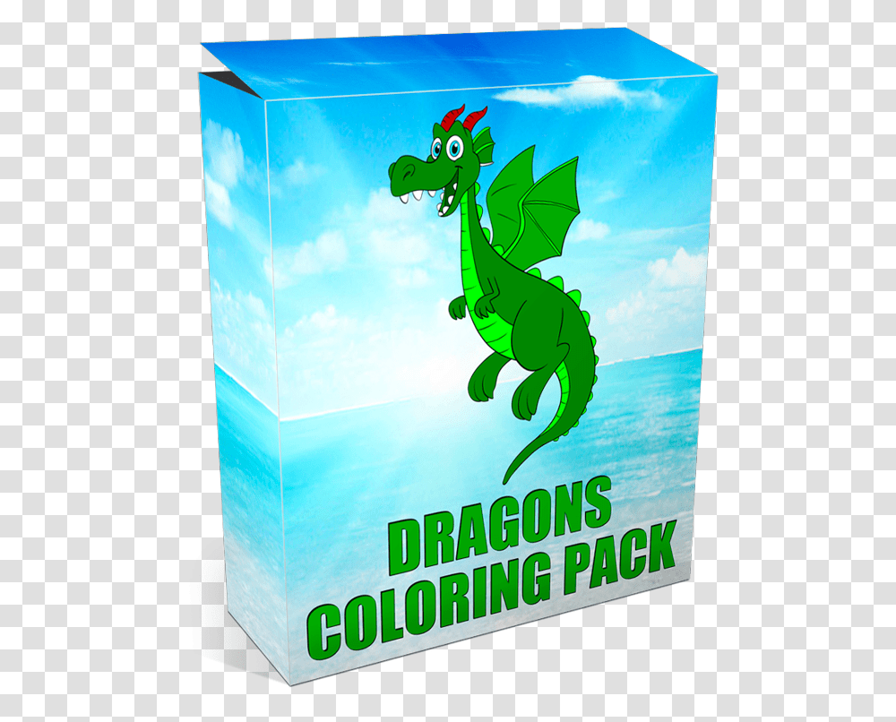 Dragons Coloring Pack Review Illustration, Poster, Advertisement, Flyer, Paper Transparent Png