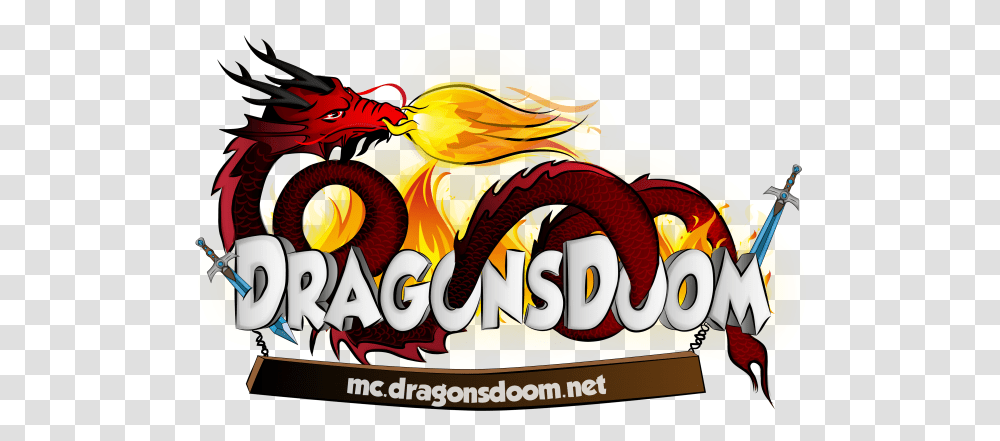 Dragons Doom Minecraft Server Graphic Design, Text, Food, Graphics, Art Transparent Png