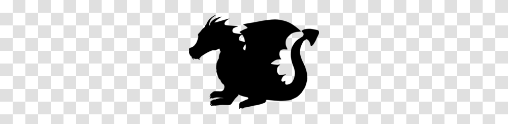 Dragons Dragon Silhouette Silhouette Dragon, Gray, World Of Warcraft Transparent Png