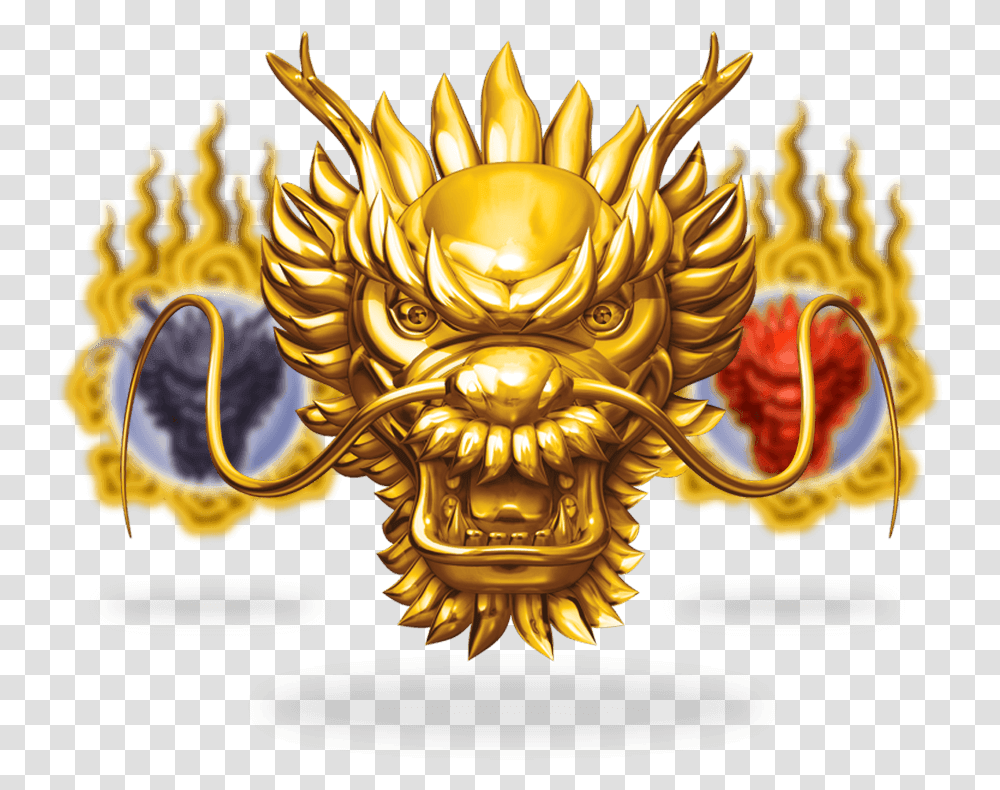 Dragons Slot Game Dragon Gold Slot Game, Emblem, Trophy, Treasure Transparent Png