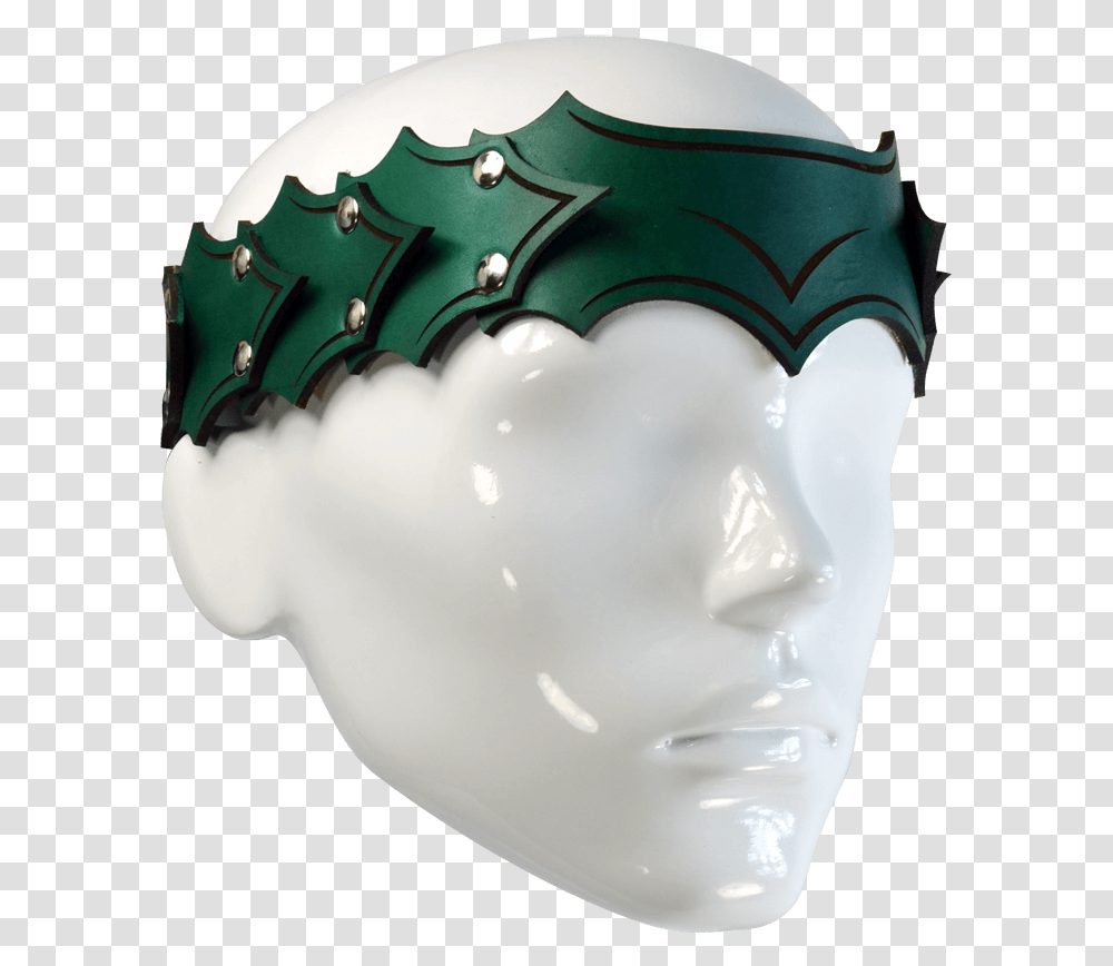 Dragonscale Leather Headband Mens Medieval Headband, Accessories, Accessory, Helmet Transparent Png