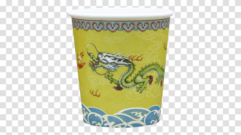 Dragon' Paper Cups Coffee Cup, Dessert, Food, Pottery, Porcelain Transparent Png