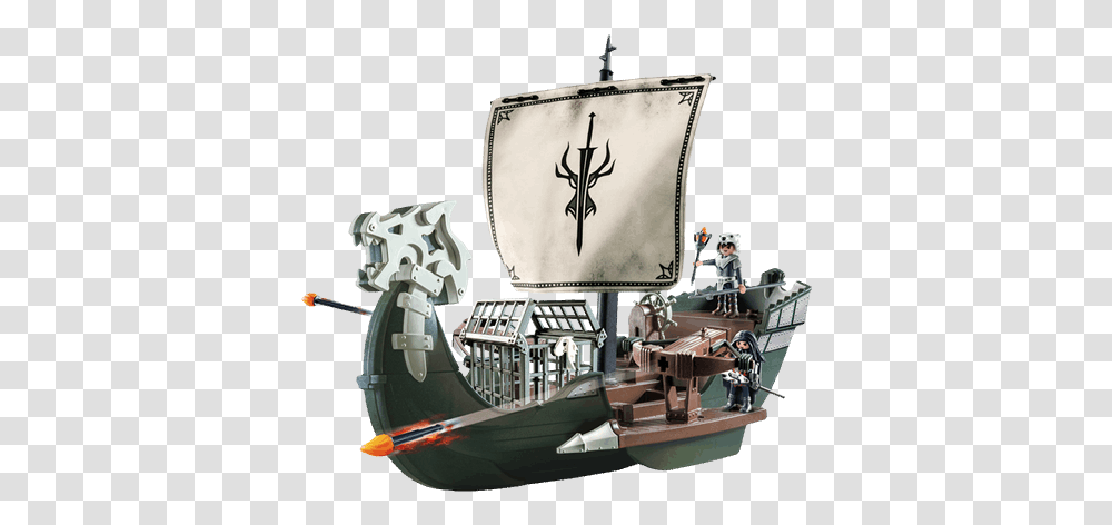 Dragos Ship Playmobil Construction Set Httyd Toys Ships, Machine, Person, Boat, Vehicle Transparent Png