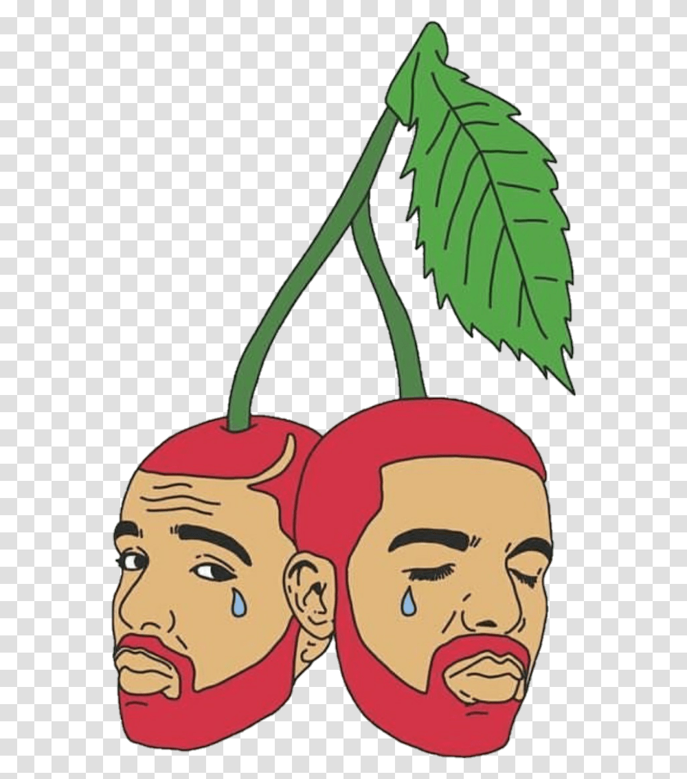 Drake Clipart Face, Plant, Fruit, Food, Cherry Transparent Png