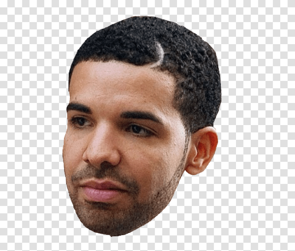 Drake Face, Person, Human, Head, Hair Transparent Png