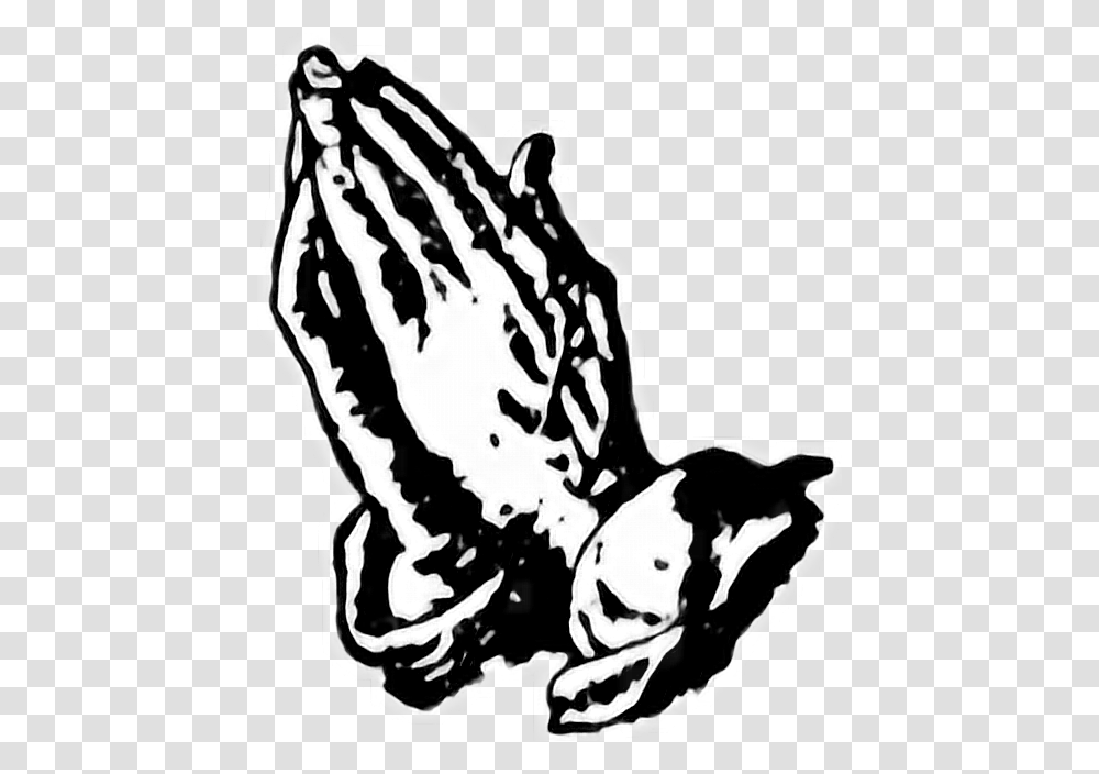 Drake Praying Hands Clipart Download Drake Praying Hands, Stencil, Worship, Prayer Transparent Png
