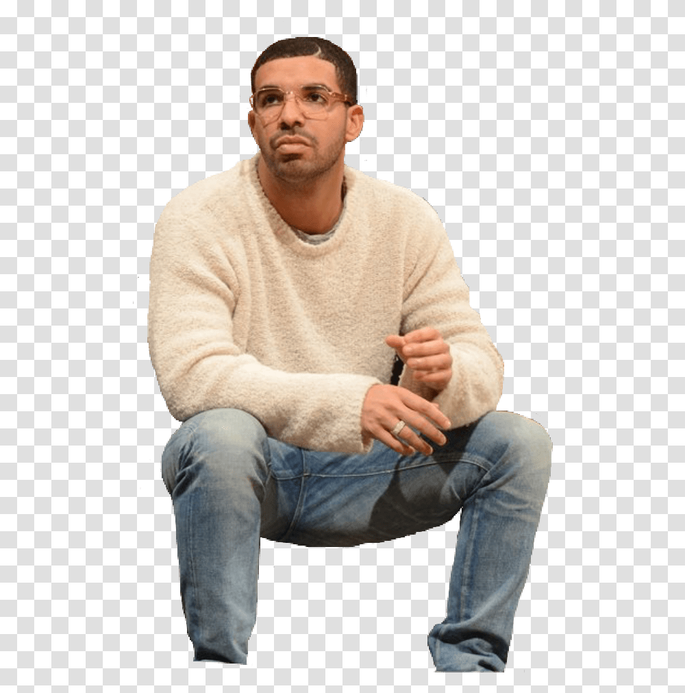 Drake Sitting Drake, Apparel, Person, Human Transparent Png