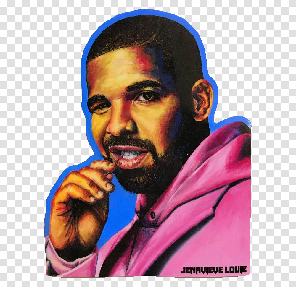 Drake Sticker Drake Sticker, Person, Human, Art, Finger Transparent Png