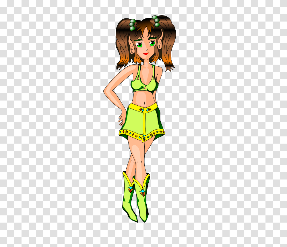 Drakoon Elf Green, Person, Costume, Female Transparent Png