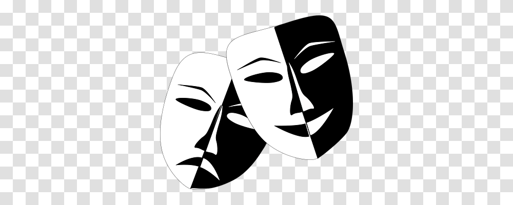 Drama Emotion, Stencil, Mask Transparent Png