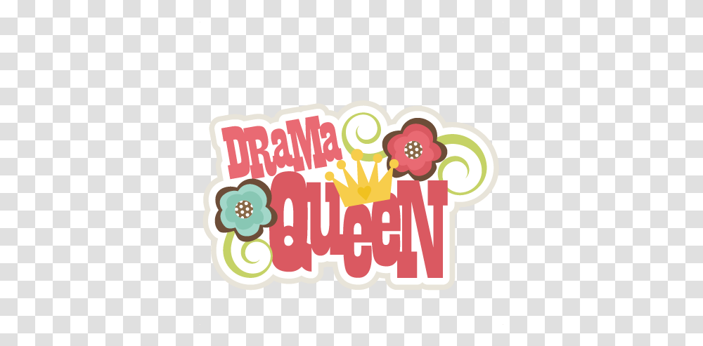 Drama Queen Svg Scrapbook Title Cut File Drama Queen Clipart, Label, Text, Food, Candy Transparent Png