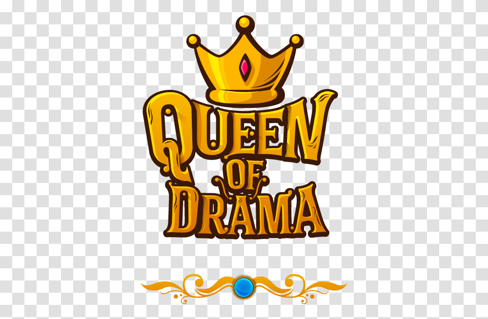 Drama Queen, Gold, Poster, Alphabet Transparent Png