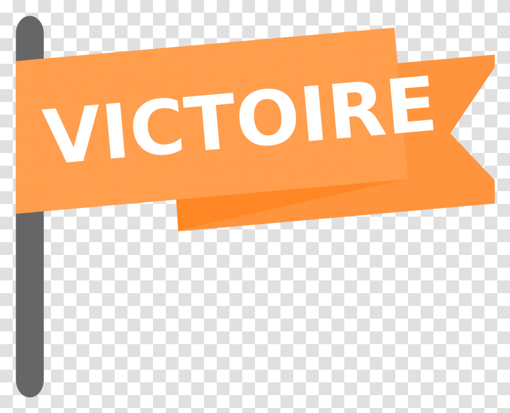 Drapeau Victoire Victory Win Flag Clip Arts Sign, Label, Word, Logo Transparent Png