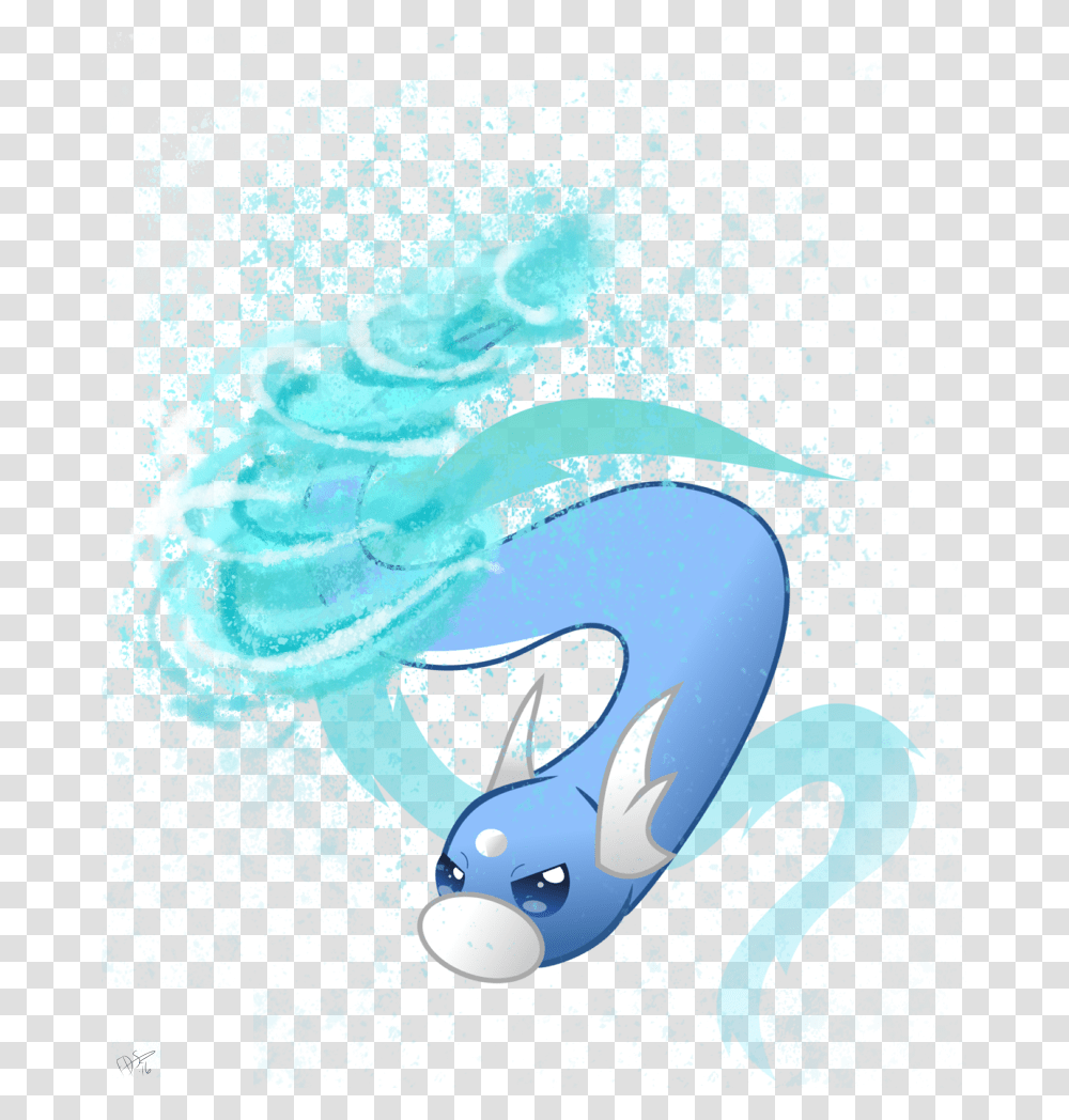 Dratini Used Aqua Tail By Fillydrawsilly, Outdoors, Water, Nature Transparent Png