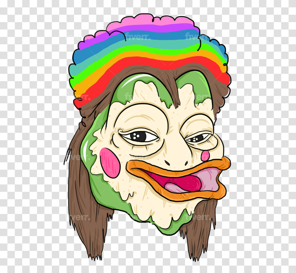 Draw A Custom Rare Pepe The Frog By Dankboi Happy, Person, Human, Performer, Face Transparent Png