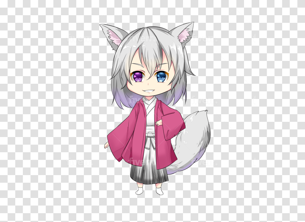 Draw A Cute Anime Chibi For You Fictional Character, Comics, Book, Manga, Doll Transparent Png