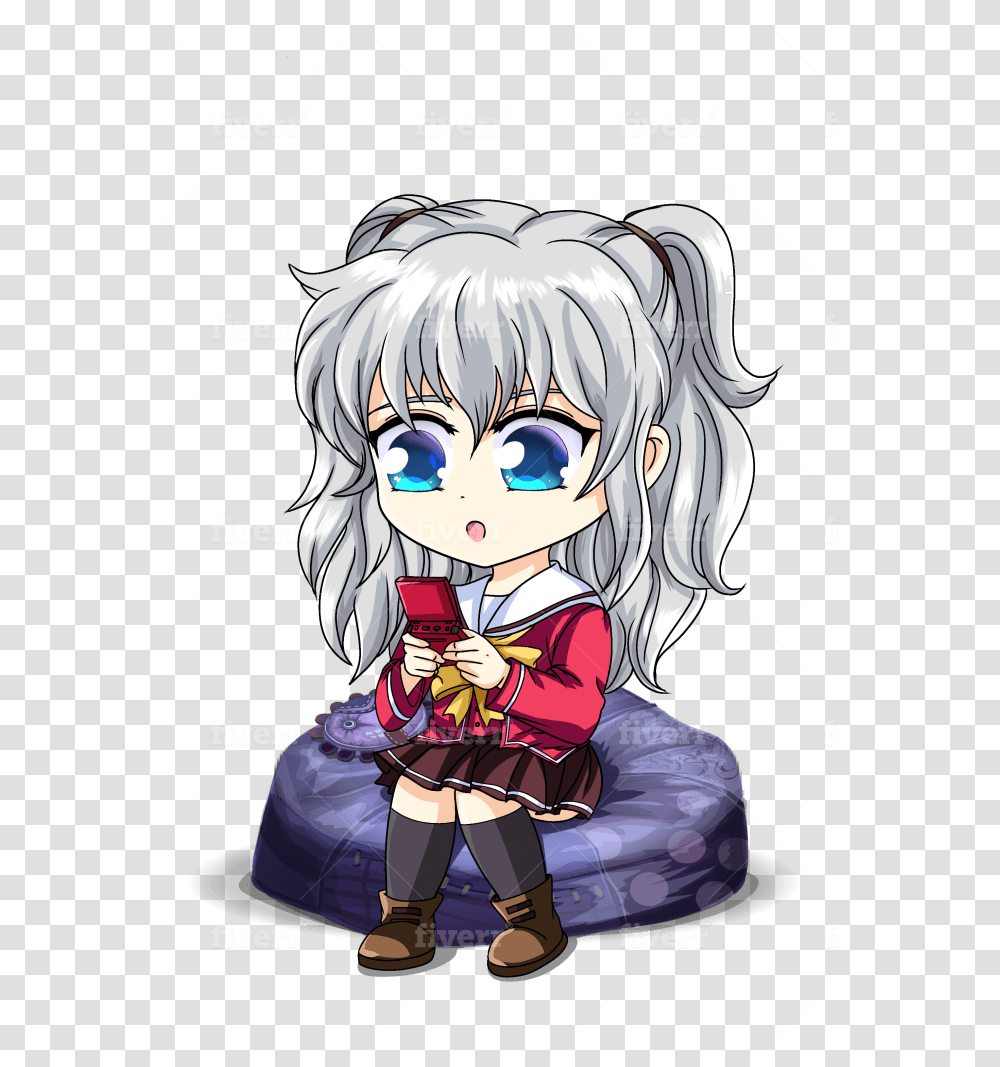 Draw A Cute Chibi Of You Or Favorite Character Anime Cartoon Couch, Manga, Comics, Book, Person Transparent Png