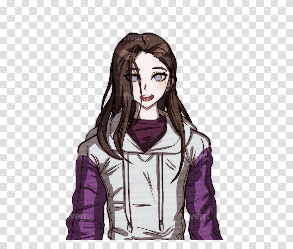 Draw A Danganronpa Sprite By Piesuki Fictional Character, Clothing, Person, Face, Book Transparent Png