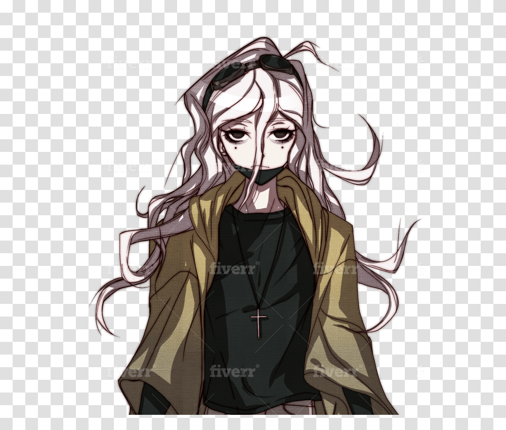 Draw A Danganronpa Sprite Illustration, Comics, Book, Manga, Person Transparent Png