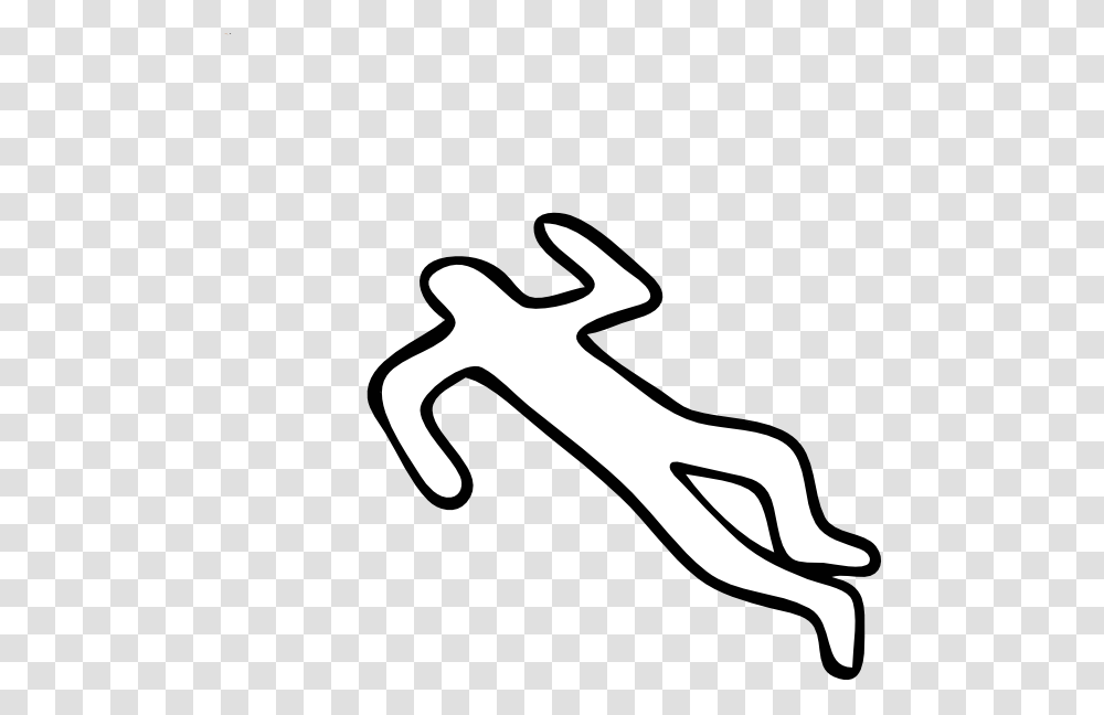 Draw A Dead Body, Hammer, Tool, Stencil Transparent Png