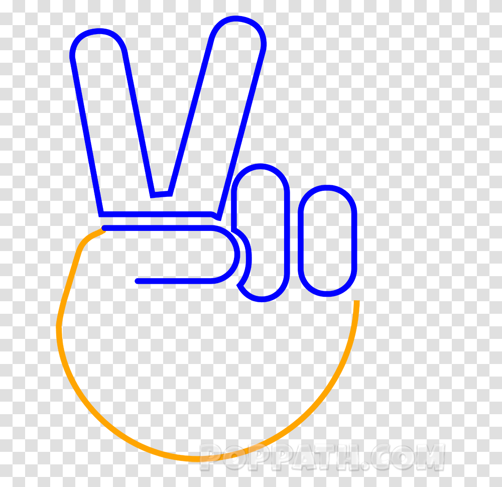 Draw A Peace Sign, Light, Neon, Alphabet Transparent Png