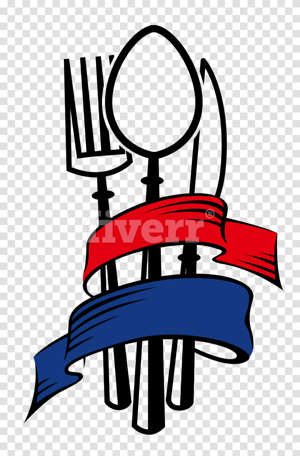 Draw Any Clip Art Silhouette Graphic You Want, Cutlery, Fork Transparent Png