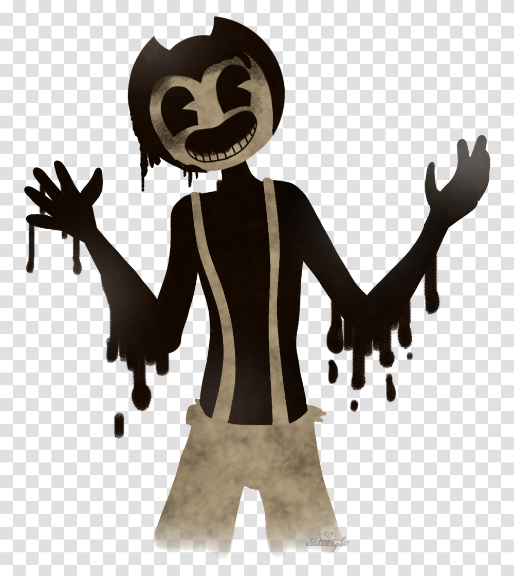 Draw Bendy And The Ink Machine Bendy Clipart Batim Sammy Lawrence Fanart, Hand, Finger, Person, Human Transparent Png