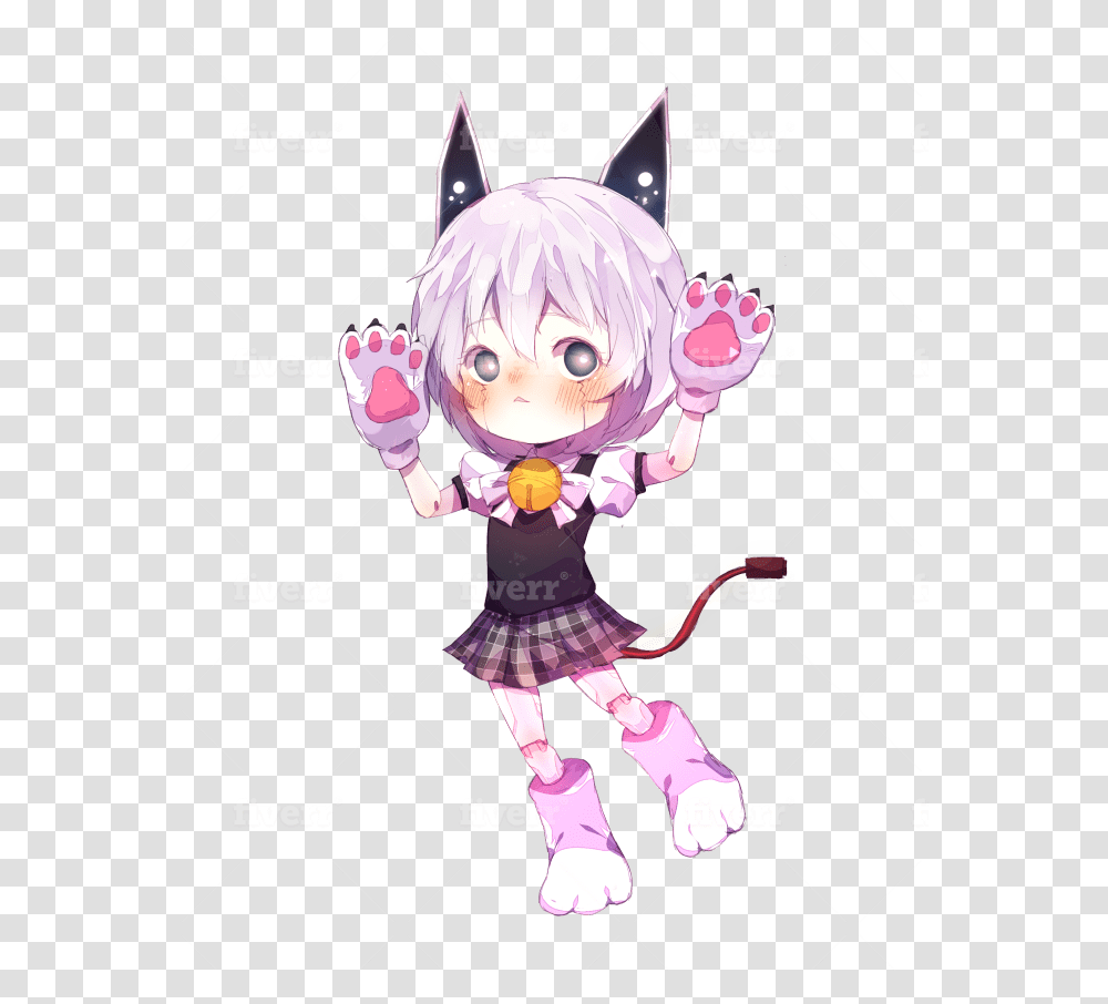 Draw Chibi Anime Character By Reptu Cartoon, Comics, Book, Manga, Person Transparent Png