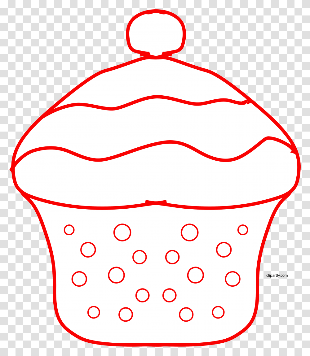 Draw Cupcake Clipart, Dessert, Food, Texture, Ketchup Transparent Png