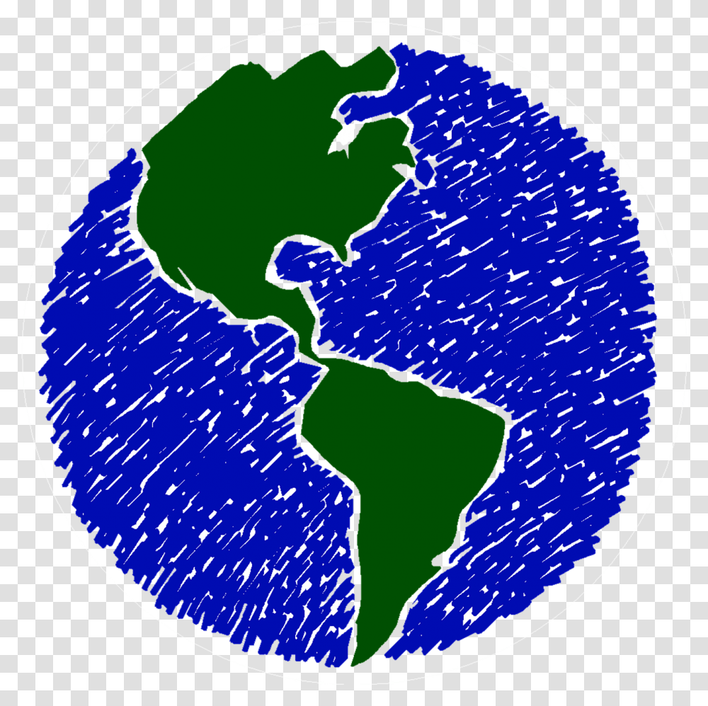 Draw Earth's Continents, Outer Space, Astronomy, Universe, Planet Transparent Png