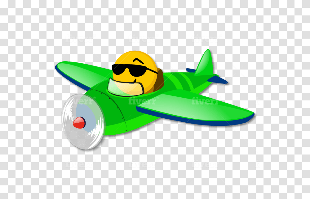 Draw Emoticons Emoji Stickers And Animated Gif For You Model Aircraft, Vehicle, Transportation, Helmet, Airplane Transparent Png