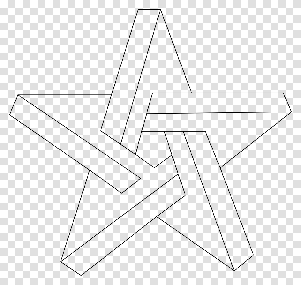 Draw Star Optical Illusion, Gray, World Of Warcraft Transparent Png