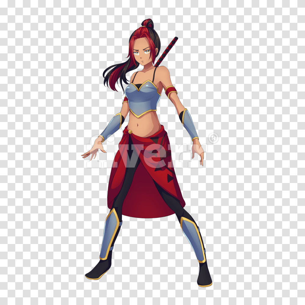 Draw You An Anime Style Character, Costume, Person, Human, Duel Transparent Png