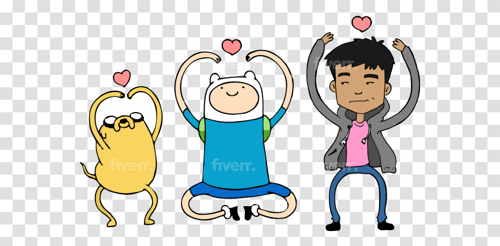 Draw You Like Adventure Time Adventure Time Jake Heart, Person, Outdoors, Poster, Water Transparent Png
