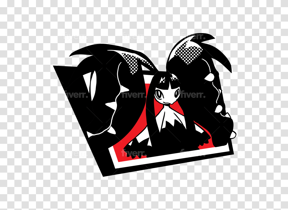 Draw You Or A Character In Persona 5 Chat Style Supernatural Creature, Poster, Advertisement, Text, Book Transparent Png