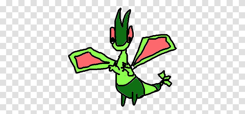 Draw Your Favorite Pokemon From Memory My Flygon Made Fictional Character, Graphics, Art, Elf, Juggling Transparent Png