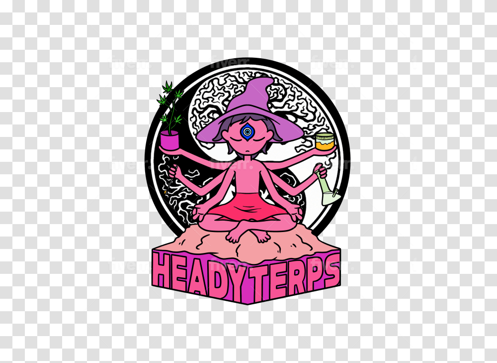 Draw Your Trippy Hand Drawn Logo Fictional Character, Poster, Person, Art, Text Transparent Png