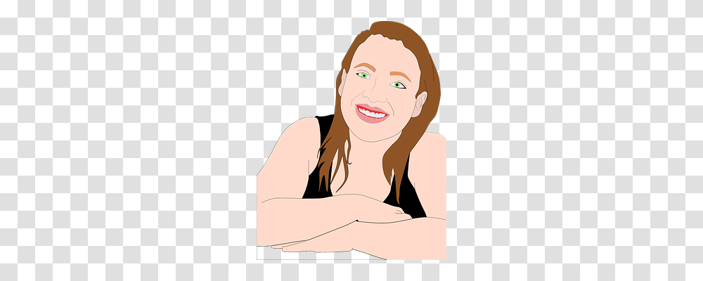 Drawing Person, Face, Female, Girl Transparent Png